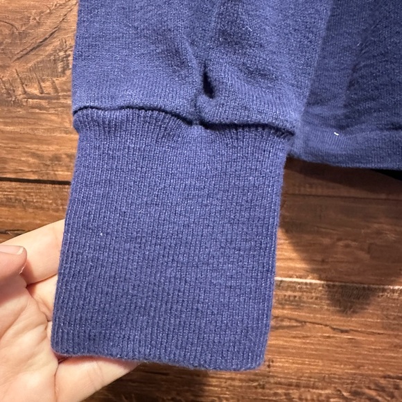 Vintage Duke University Blue White Stripe Rugby Polo Medium (9) - Picture 2 of 7